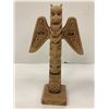 Image 2 : 10 1/2in carved wooden totem "Bear/ Raven/ Beaver" by Tom Hunts 1997