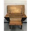 Image 2 : Antique rustic wooden sideboard w/ storage from movie set