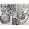 Image 2 : 6 pc art glass bar set