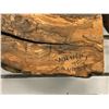 Image 2 : Group of 3 small cotton bark First Nations carvings by Wanik 1979 - approx. 8in/ 9in/ 10in