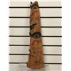Image 1 : 20 1/2in West Coast First Nations carved wooden plaque (unsigned)