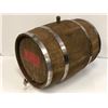 Image 1 : Oak liqueur barrel w/ tap from movie set - 21in high x 15in