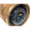 Image 3 : Oak liqueur barrel w/ tap from movie set - modified w/ 5 gallon water bottle insert - 21in x 15in