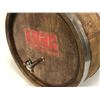 Image 2 : Oak liqueur barrel w/ tap from movie set - modified w/ 5 gallon water bottle insert - 21in x 15in
