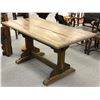 Image 2 : Large rustic pine picnic-style table from movie set