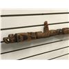 Image 3 : West Coast First Nations carved cedar talking stick "Eagle/ Killer Whale/ Raven/ Salmon" w/ copper e