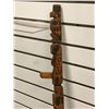 Image 1 : West Coast First Nations carved cedar talking stick "Eagle/ Raven/ Killer Whale" by Telqua 1998 - 45