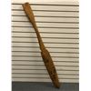Image 3 : West Coast First Nations carved wooden paddle "Killer Whale & Eagle" w/ abalone eyes (unsigned) - 53