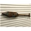 Image 1 : West Coast First Nations cedar carved paddle "Killer Whale & Eagle" signed Telqua 1999 - 45 1/2in