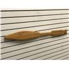 Image 2 : West Coast First Nations carved cedar paddle - 45 1/2in long
