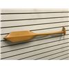 Image 2 : West Coast First Nations carved wooden "Eagle" paddle by Leroy Joe 1996 Lil'wat Nation - 39in long