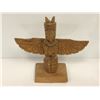 Image 2 : Pair of West Coast First Nations small wood carved totems - 6 1/2in signed Chief Seagull & 5in unsig