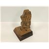 Image 3 : Pair of West Coast First Nations small wood carved totems - 6 1/2in signed Chief Seagull & 5in unsig