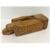 Image 1 : West Coast First Nations carved wooden "Eagle" bowl w/ copper eyes signed R D - 14 1/2in