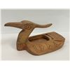 Image 2 : West Coast First Nations carved cedar "Seabird" bowl signed A W - 12in