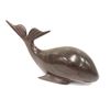 Image 1 : Heavy exotic wood carved & sculpted whale - 13in