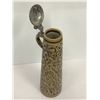 Image 2 : Unusually tall 14in ceramic beer stein w/ pewter lid from movie set