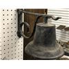 Image 1 : Black cast iron dinner bell w/ wall mount from movie set