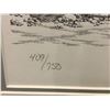 Image 3 : Framed limited edition print "The Strike" Osprey #409/750 signed by artist Lee Parks - approx. 21 3/