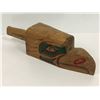 Image 2 : 12in West Coast First Nations wood carved "Eagle" rattle w/ copper eyes signed Telqua 1997