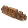 Image 3 : West Coast First Nations carved cedar 11in "Eagle & Whale" rattle (unsigned)