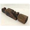 Image 1 : West Coast First Nations carved wooden 8in "Eagle & Raven" rattle signed Telqua 1999