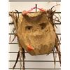 Image 3 : 10 1/2in West Coast First Nations carved cedar face mask w/ cedar bark hair signed Matt Simeon? (see