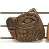 Image 2 : Group of 3 West Coast First Nations wood carved plaques - 13in/ 8in/ 9 3/4in (all signed by artist -