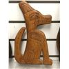 Image 3 : Group of 3 West Coast First Nations wood carved plaques - 13in/ 8in/ 9 3/4in (all signed by artist -