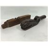 Image 2 : Two West Coast First Nations wood carvings - "Whale Dancing Stick" signed R Snowdon & "Eagle" carvin