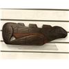 Image 1 : 17in West Coast First Nations carved cedar "Sea Monster" plaque by G. Gonzales
