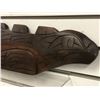 Image 2 : 17in West Coast First Nations carved cedar "Sea Monster" plaque by G. Gonzales