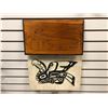 Image 1 : Two West Coast First Nations carved wooden plaques - 16in x 9in & 16 3/4in x 12in