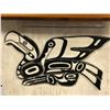 Image 3 : Two West Coast First Nations carved wooden plaques - 16in x 9in & 16 3/4in x 12in