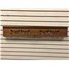 Image 1 : Carved wooden decorative board from movie set - 38 1/2in long x 6in wide