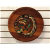 Image 1 : 14in diameter red cedar wall plaque "The Killer-Whale Story"