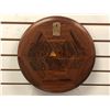 Image 2 : 14in diameter red cedar wall plaque "The Killer-Whale Story"