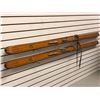 Image 1 : Pair of vintage Sohle Hickory wooden snow skis