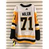 Image 2 : Adidas authentic NHL collection Pittsburgh Penguins Malkin #71 jersey w/ fight strap men's size 56