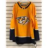 Image 1 : Adidas authentic NHL collection Nashville Predators Forsberg #9 jersey w/ fight strap men's size 52
