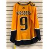 Image 2 : Adidas authentic NHL collection Nashville Predators Forsberg #9 jersey w/ fight strap men's size 52