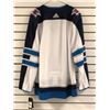 Image 2 : Adidas authentic NHL collection Winnipeg Jets jersey w/ fight strap men's size 52