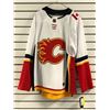 Image 1 : Adidas authentic NHL collection Calgary flames jersey w/ fight strap men's size 54