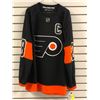 Image 1 : Adidas authentic NHL collection Philadelphia Flyers Giroux #28 jersey w/ fight strap size 52