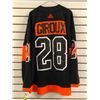 Image 2 : Adidas authentic NHL collection Philadelphia Flyers Giroux #28 jersey w/ fight strap size 52