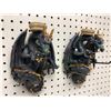 Image 2 : Pair of Myths & Legends mystical dragon wall sconce candle holders
