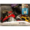 Image 2 : Box full of assorted tools/ hardware & misc. items