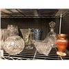 Image 1 : Shelf lot approx. 15 pcs of assorted glass & crystalware