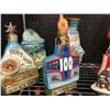 Image 2 : Group of 8 collectible Beam porcelain vintage liquor decanters (empty)
