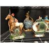 Image 2 : Group of 7 collectible Beam porcelain vintage liquor decanters (empty)